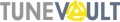 tunevault white logo medium